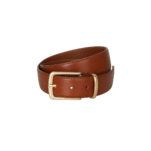 gold buckle leather belt