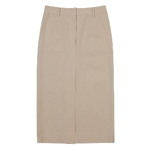 minimalist slit skirt